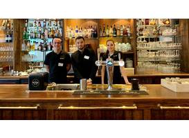 v.l.n.r. studenten Astrum College Denzel Inge, Fleur Franssen & Mauro Vanenburg