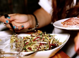 Normal_restaurant__salade__ham__opscheppen