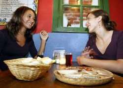 Normal_dames_jonge-_in_restaurant